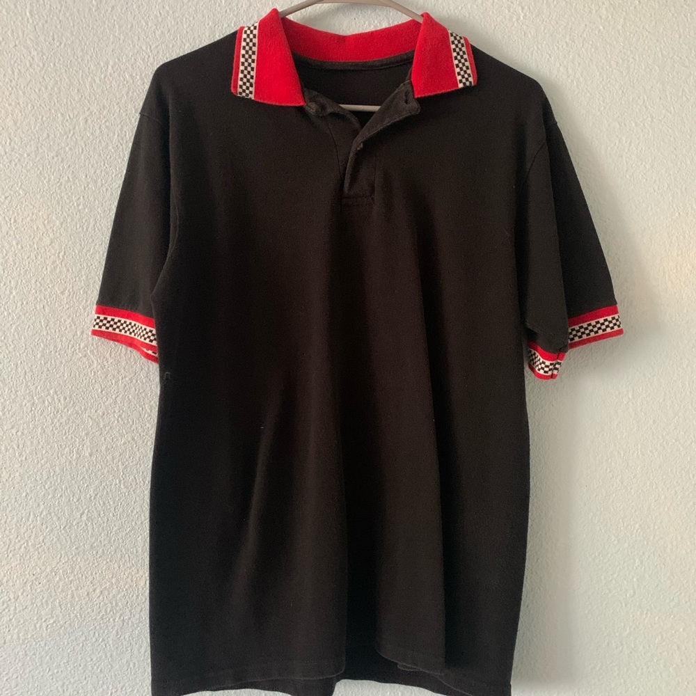 Vintage Racing Checkered Polo